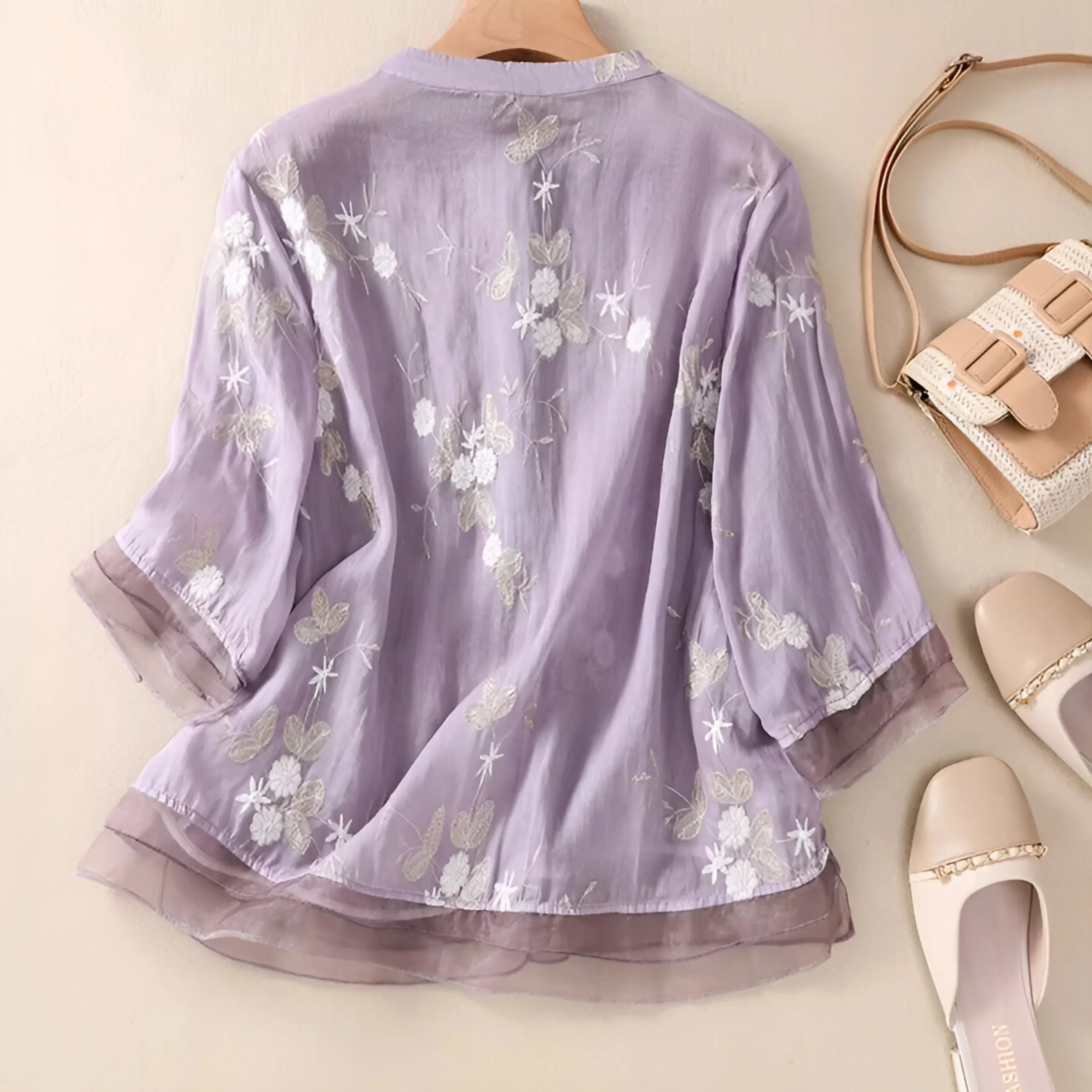 Camilla | Top in Cotone Ricamato