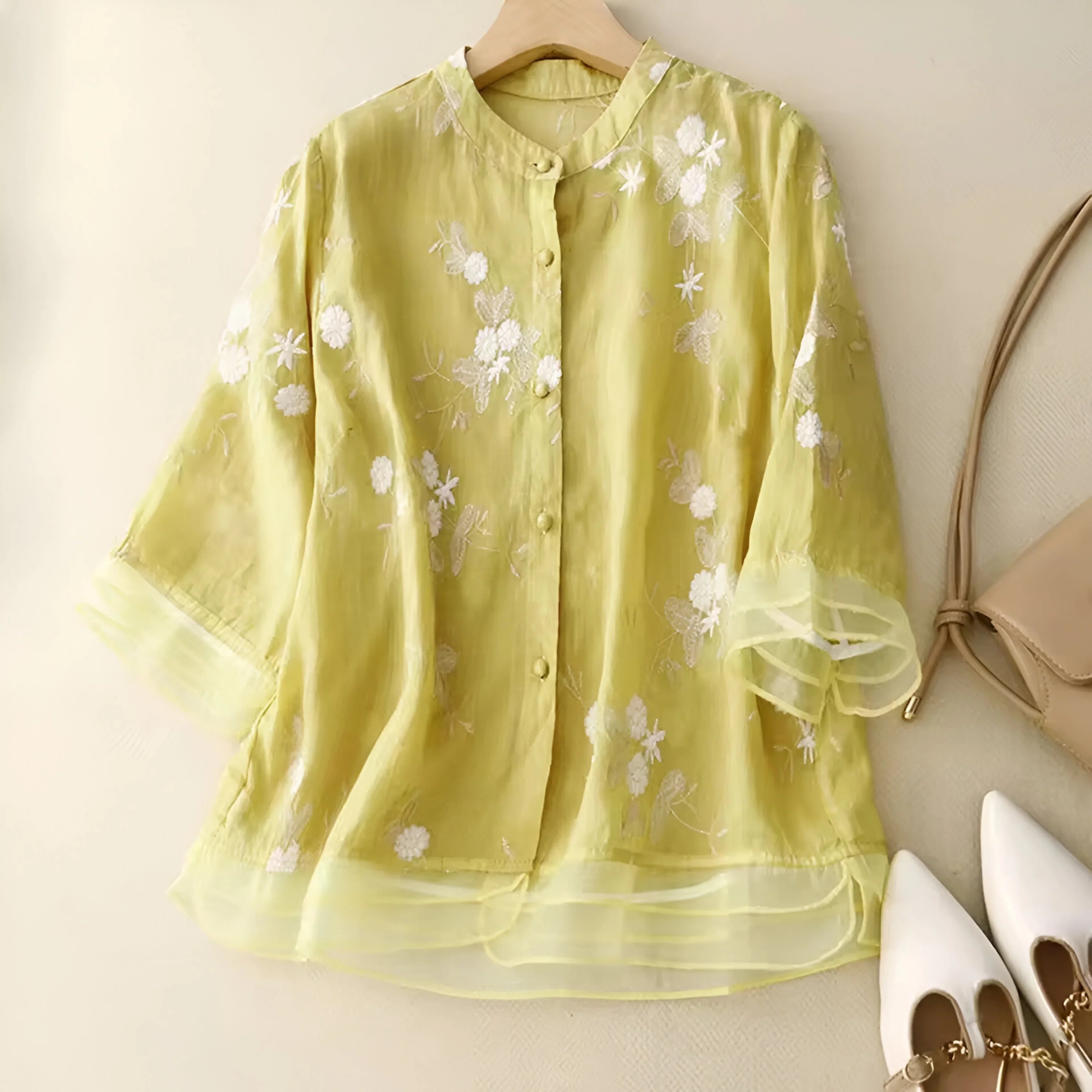 Camilla | Top in Cotone Ricamato