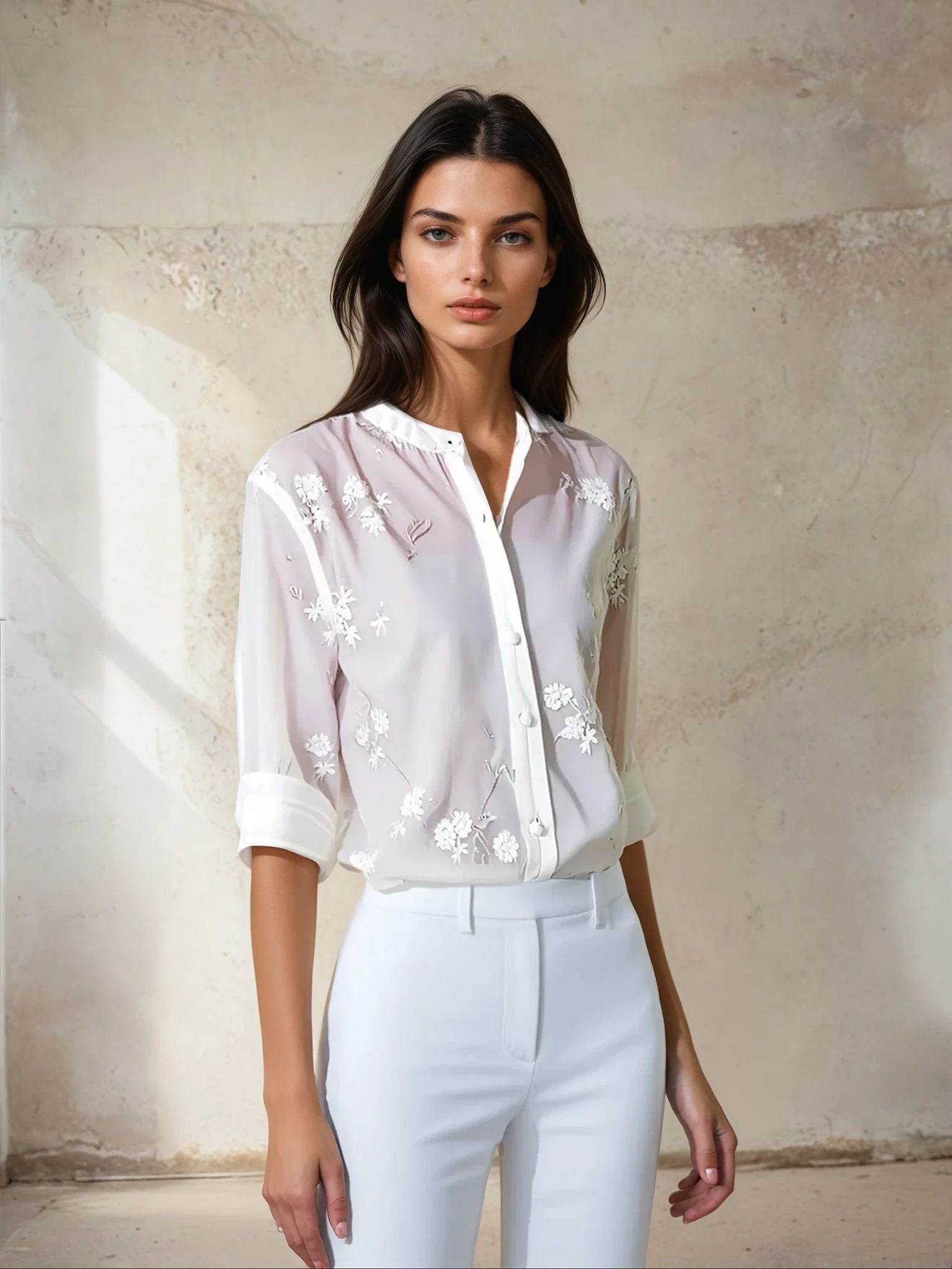 Camilla | Top in Cotone Ricamato