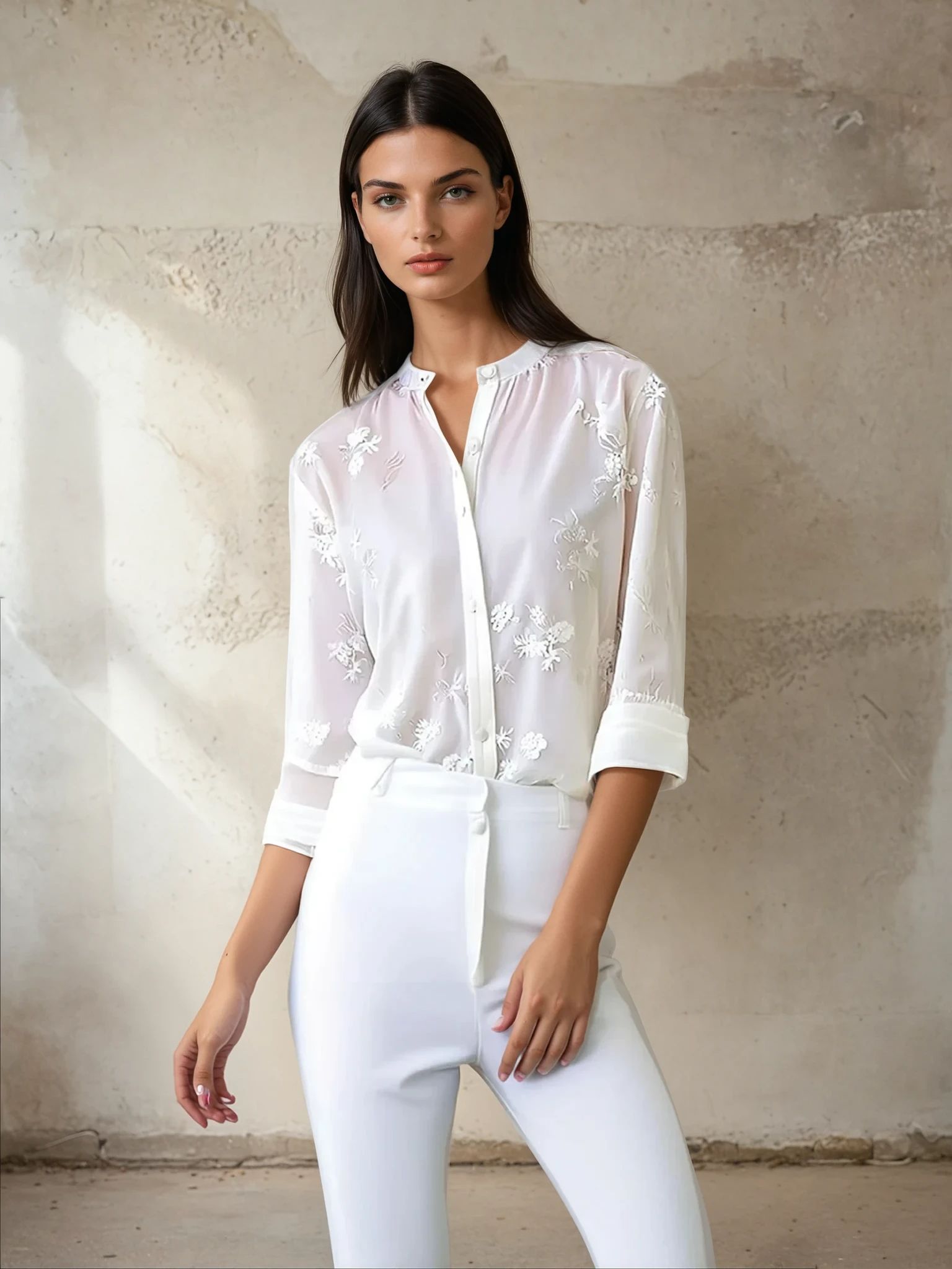 Camilla | Top in Cotone Ricamato