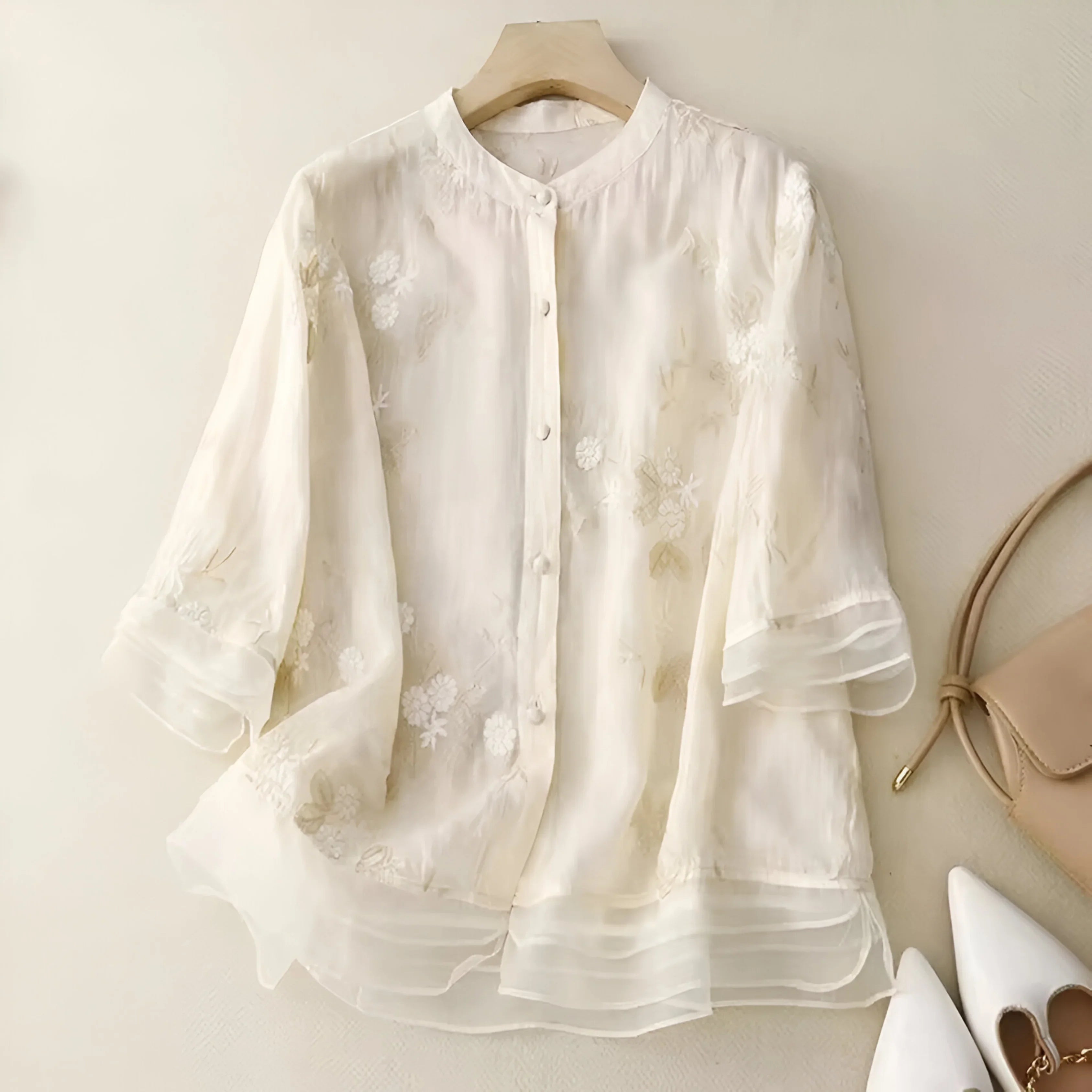 Camilla | Top in Cotone Ricamato