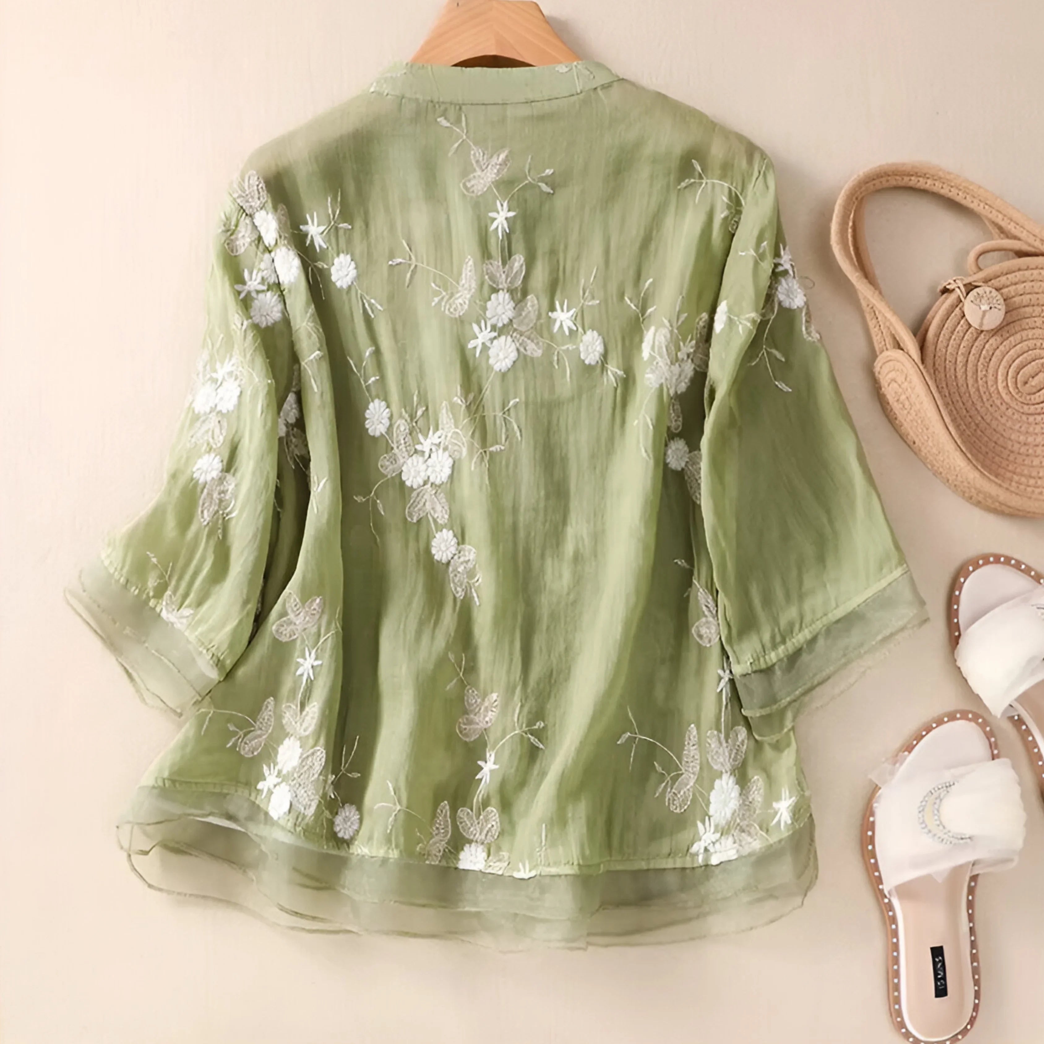 Camilla | Top in Cotone Ricamato
