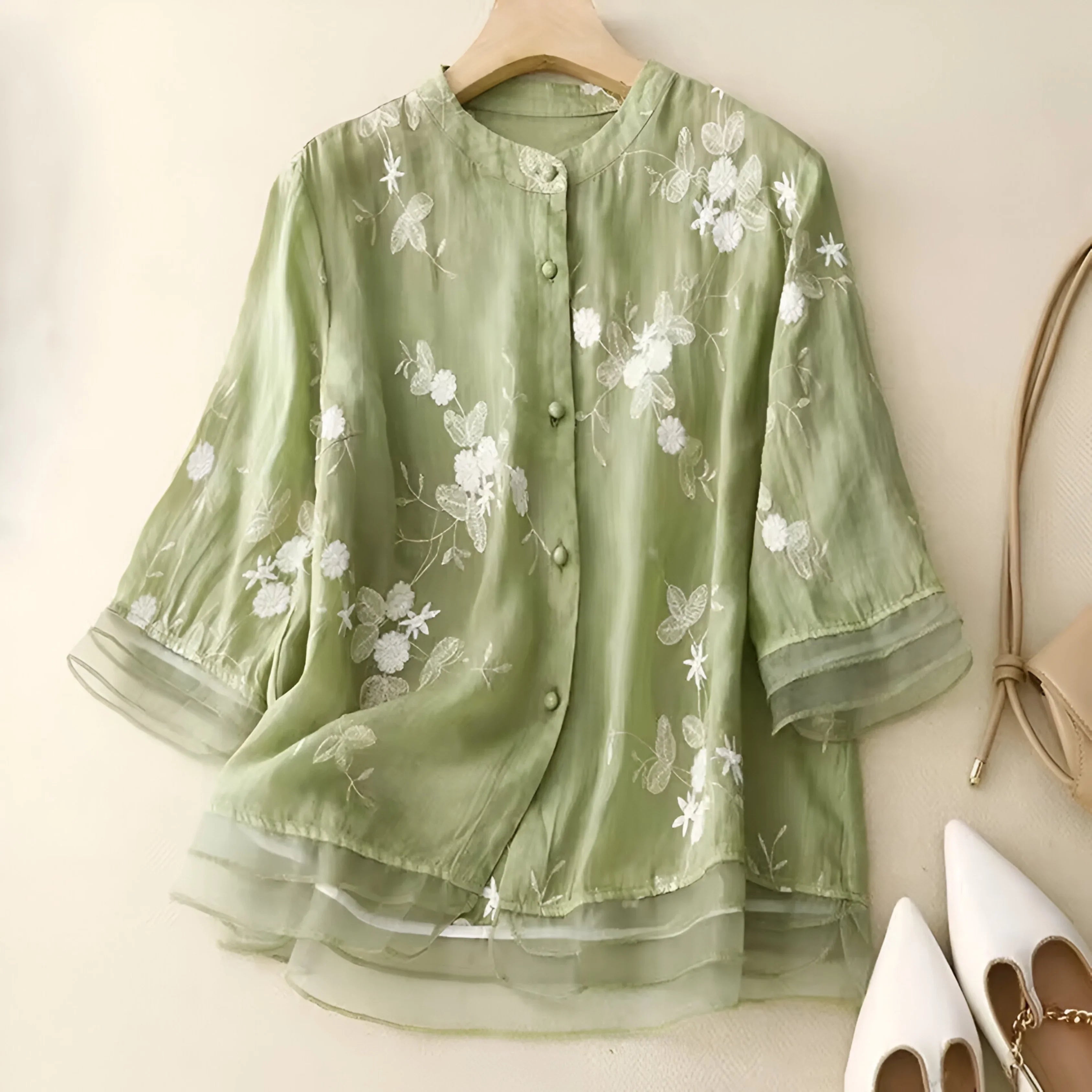 Camilla | Top in Cotone Ricamato