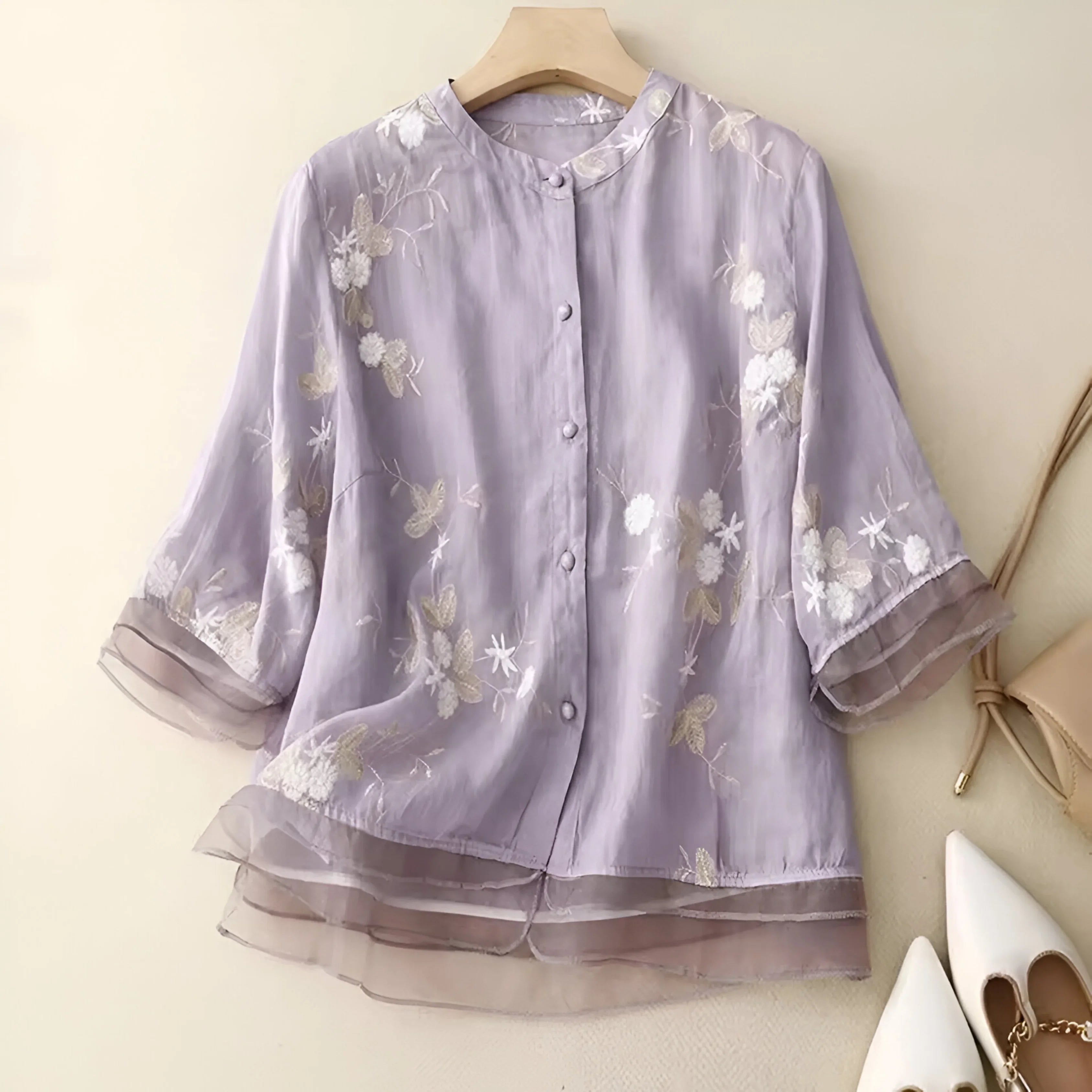 Camilla | Top in Cotone Ricamato