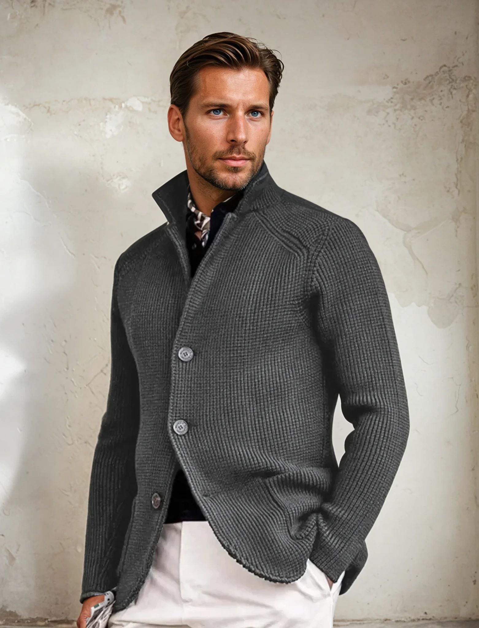 Matteo | Cardigan Lavorato