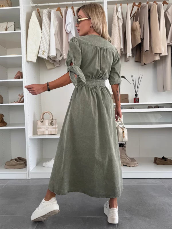 Francesca | Abito in denim radioso